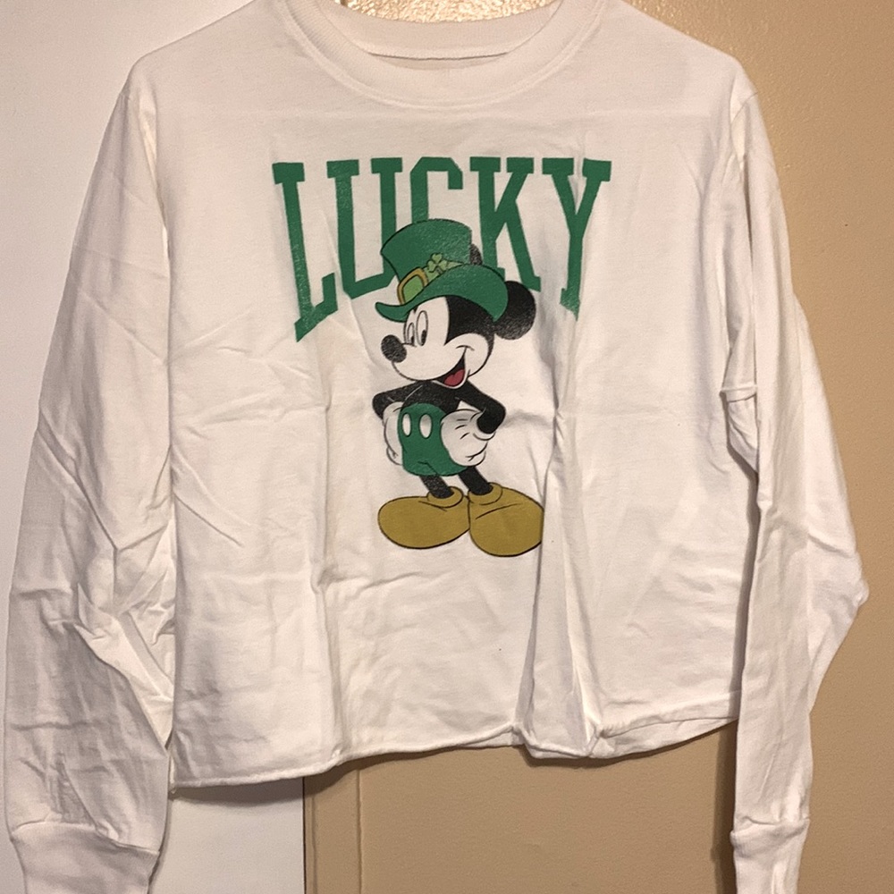 Mickey Mouse luck of the Irish shirt
